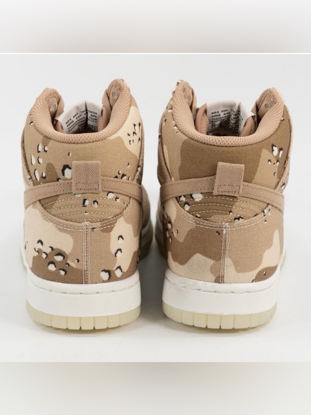 Nike Women's Dunk High Desert Camo Sneakers. Size 8. - Picture 4 of 16